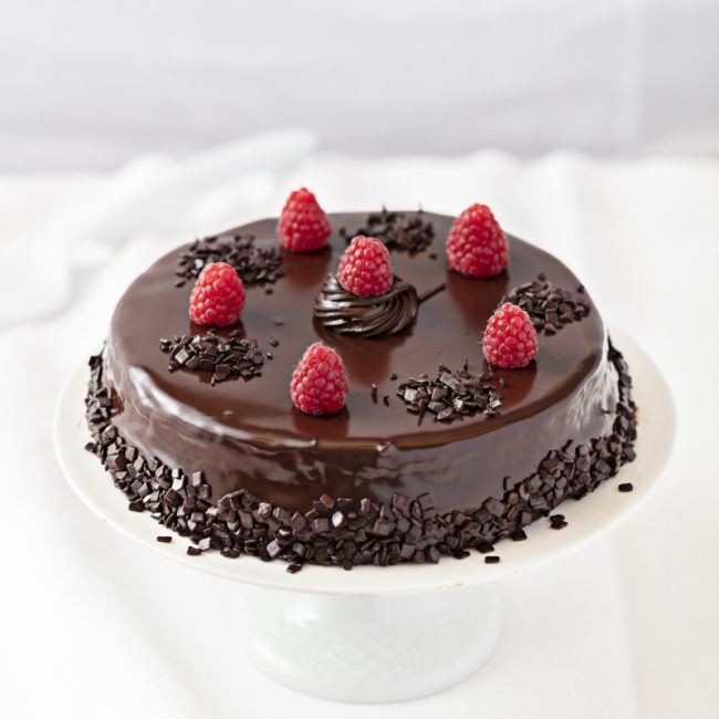 Torta al cioccolato fondente