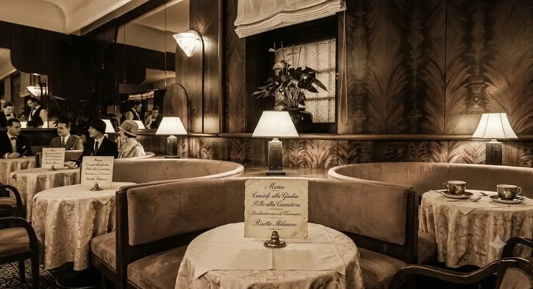 A Historic Tea Room in the Heart of Milan A Historic Tea Room in the Heart of Milan